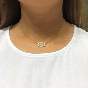 Kendra Scott ELISA NECKLACE IN GOLD DRUSY